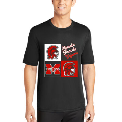 Squares Trojans  - PosiCharge ® Competitor Tee Thumbnail