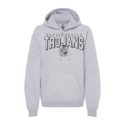 Trojans Crest  - Softstyle® Midweight Hooded Sweatshirt Thumbnail