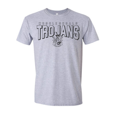 Trojans Crest  - Softstyle T-Shirt Thumbnail