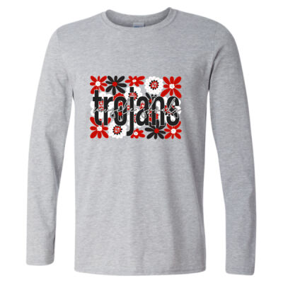 Flowers  - Softstyle Long Sleeve T-Shirt Thumbnail