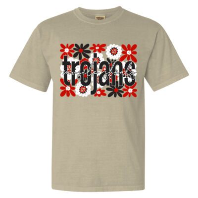Flowers  - Garment Dyed Heavyweight Ringspun Short Sleeve Shirt Thumbnail