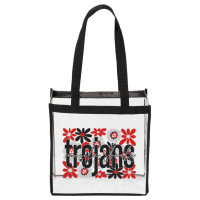 Flowers  - Clear Stadium Tote Thumbnail