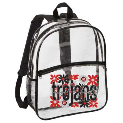 Flowers  - Clear Backpack Thumbnail