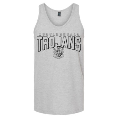 Trojans Crest  - Unisex Fine Jersey Tank Top Thumbnail