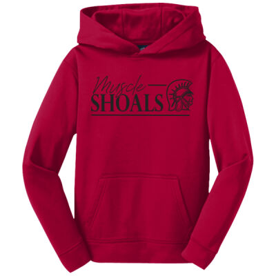 Muscle Shoals  - Youth Sport Wick ® Fleece Hooded Pullover Thumbnail